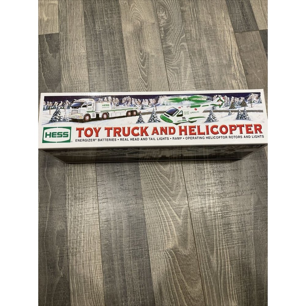 2006 Hess Toy Truck and Helicopter Holiday Set New In Box NIB Original